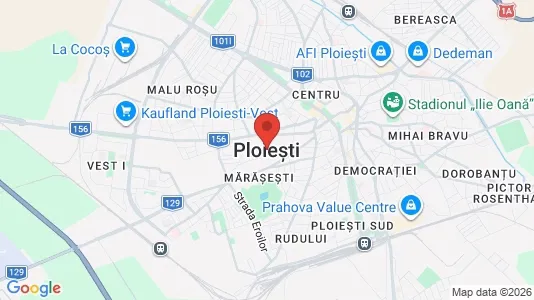 Apartments for rent i Ploieşti - kort over placeringen