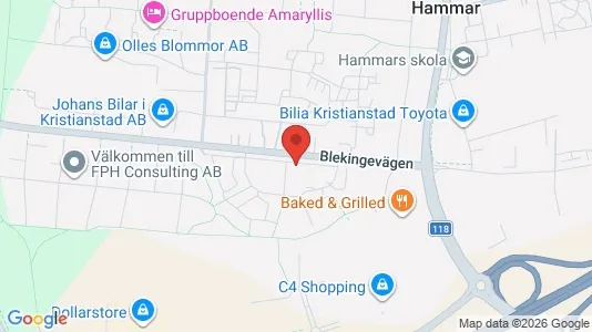 Apartments for rent i Kristianstad - kort over placeringen