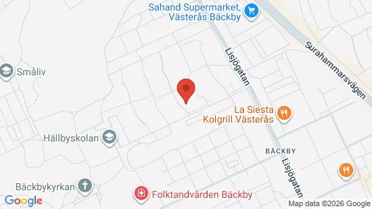 Apartments for rent i Västerås - kort over placeringen