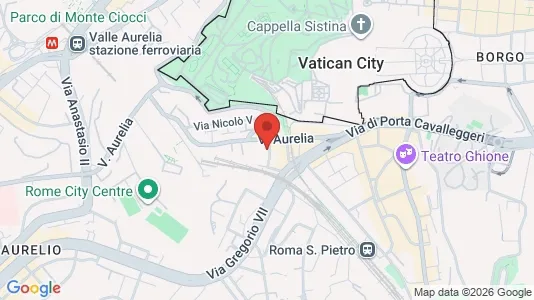 Apartments for rent i Roma Municipio XIII – Aurelia - kort over placeringen