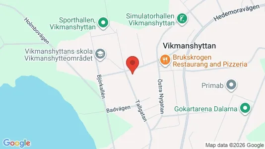 Apartments for rent i Hedemora - kort over placeringen