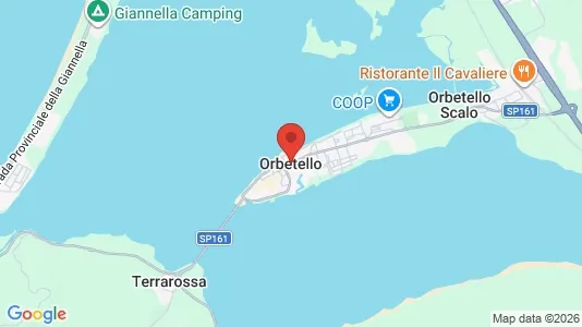 Houses for rent i Orbetello - kort over placeringen