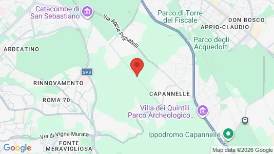 Apartments for rent i Roma Municipio VIII – Appia Antica - kort over placeringen