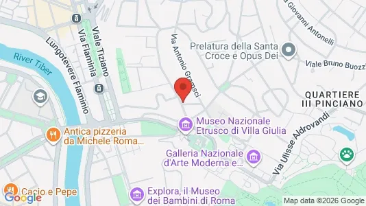 Apartments for rent i Roma Municipio II – Parioli/Nomentano - kort over placeringen