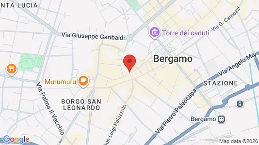 Apartments for rent i Bergamo - kort over placeringen