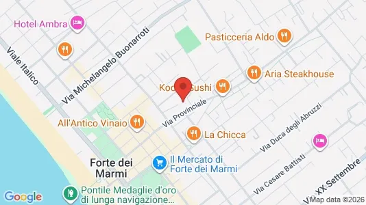 Apartments for rent in Forte dei Marmi - Photo from Google Street View