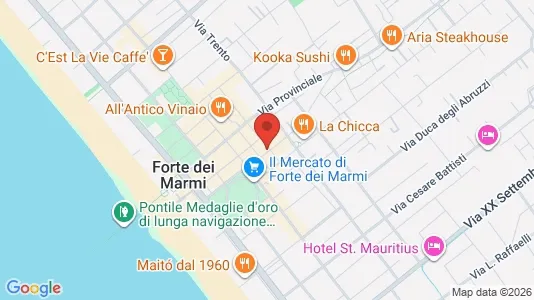 Apartments for rent in Forte dei Marmi - Photo from Google Street View
