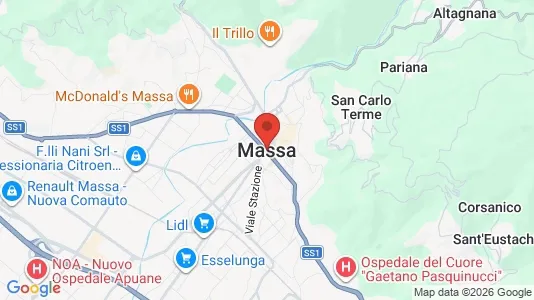 Houses for rent i Massa - kort over placeringen