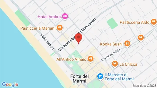Apartments for rent in Forte dei Marmi - Photo from Google Street View