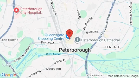 Houses for rent i Peterborough - Cambridgeshire - kort over placeringen