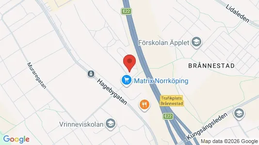 Apartments for rent i Norrköping - kort over placeringen