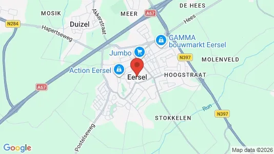 Apartments for rent i Eersel - kort over placeringen
