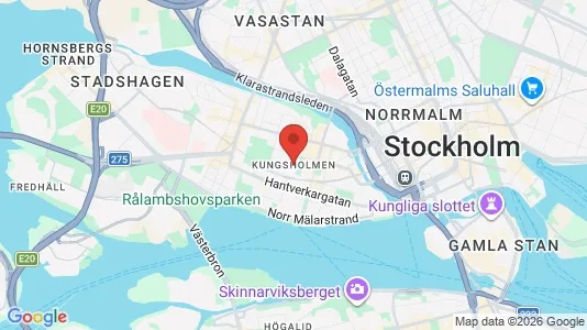 Apartments for rent i Kungsholmen - kort over placeringen