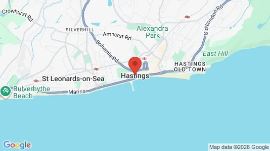 Apartments for rent i Hastings - East Sussex - kort over placeringen
