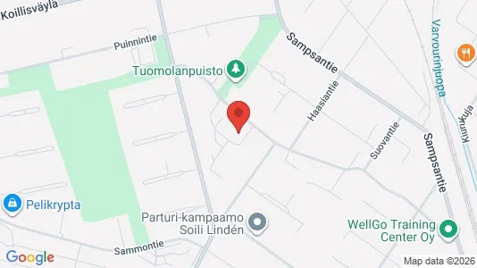 Apartments for rent i Pori - kort over placeringen