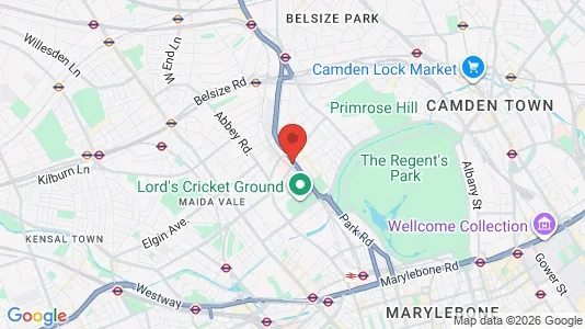Apartments for rent i London NW8 - kort over placeringen