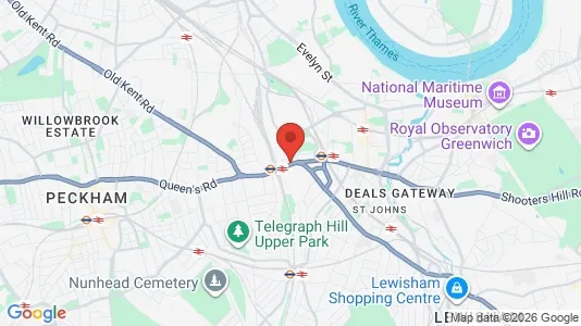 Apartments for rent in London SE14 - Photo from Google Street View