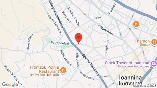 Apartments for rent i Ioannina - kort over placeringen