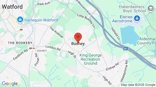 Houses for rent in Bushey - Hertfordshire - Photo from Google Street View