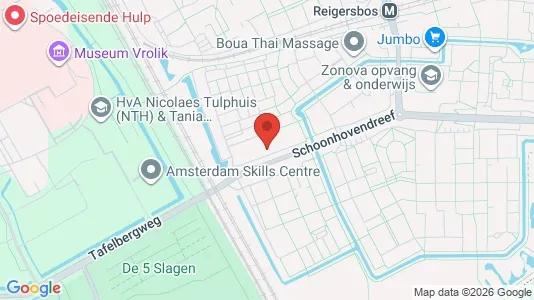 Apartments for rent i Amsterdam Amsterdam-Zuidoost - kort over placeringen