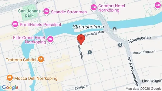 Apartments for rent i Norrköping - kort over placeringen