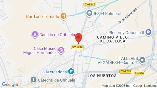 Apartments for rent in Orihuela - Photo from Google Street View