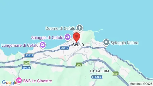 Houses for rent i Cefalù - kort over placeringen