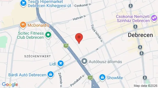 Apartments for rent in Debreceni - Photo from Google Street View