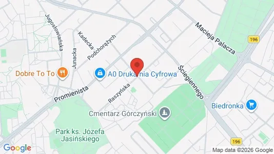 Apartments for rent i Poznań - kort over placeringen
