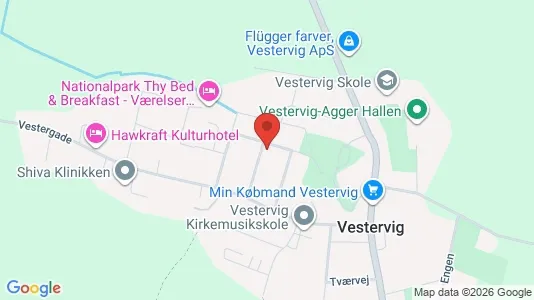 Apartments for rent i Vestervig - kort over placeringen