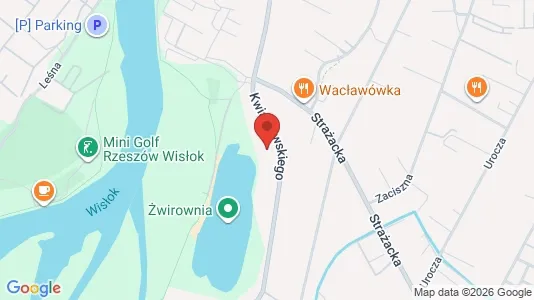 Apartments for rent i Rzeszów - kort over placeringen