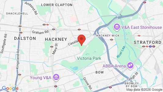 Apartments for rent i London E9 - kort over placeringen