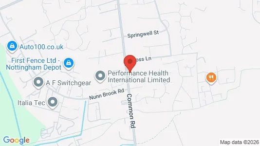 Apartments for rent i Sutton-in-Ashfield - Nottinghamshire - kort over placeringen