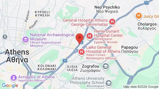 Apartments for rent i Athens Ampelokipoi - kort over placeringen