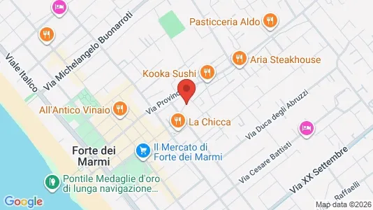 Apartments for rent in Forte dei Marmi - Photo from Google Street View