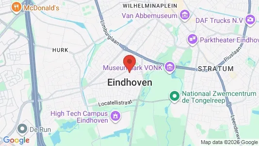 Apartments for rent i Eindhoven - kort over placeringen