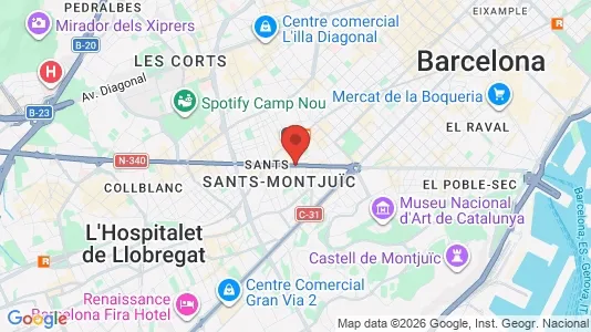 Apartments for rent in Barcelona Sants-Montjuïc - Photo from Google Street View