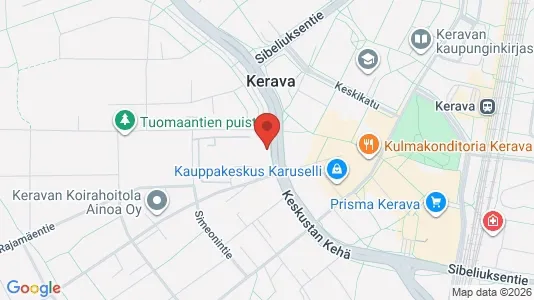 Apartments for rent i Kerava - kort over placeringen