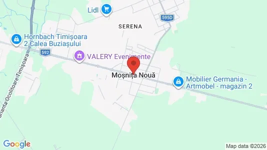 Houses for rent i Moşniţa Nouă - kort over placeringen