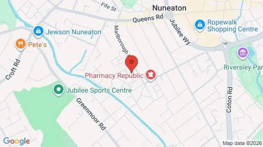 Apartments for rent in Nuneaton - Warwickshire - Photo from Google Street View