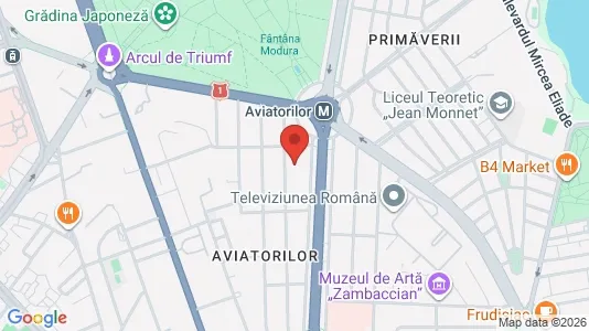 Apartments for rent i Bucharest - Sectorul 1 - kort over placeringen