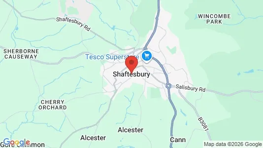 Apartments for rent i Shaftesbury - Dorset - kort over placeringen