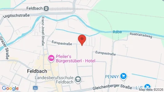 Apartments for rent i Edelsbach bei Feldbach - kort over placeringen