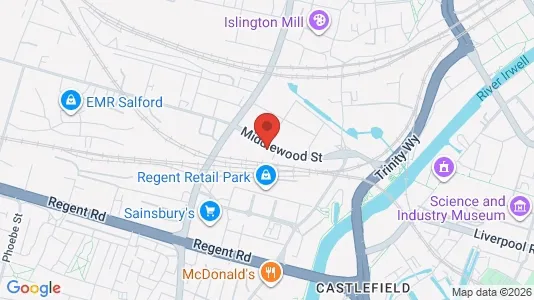 Apartments for rent in Salford - Lancashire - Photo from Google Street View