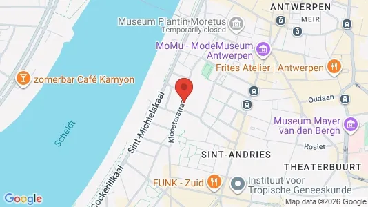 Apartments for rent i Stad Antwerp - kort over placeringen