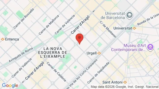 Apartments for rent in Barcelona Eixample - Photo from Google Street View