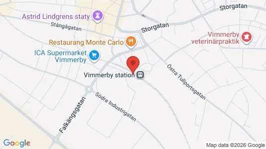 Apartments for rent i Vimmerby - kort over placeringen