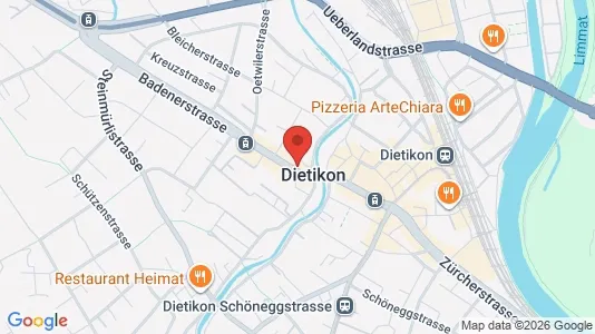 Apartments for rent i Dietikon - kort over placeringen