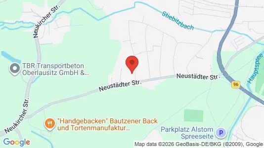 Apartments for rent i Bautzen - kort over placeringen