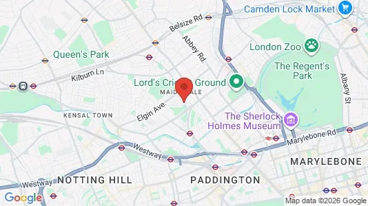 Apartments for rent i London W9 - kort over placeringen